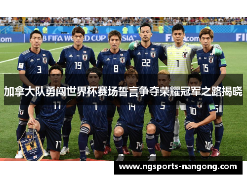 加拿大队勇闯世界杯赛场誓言争夺荣耀冠军之路揭晓
